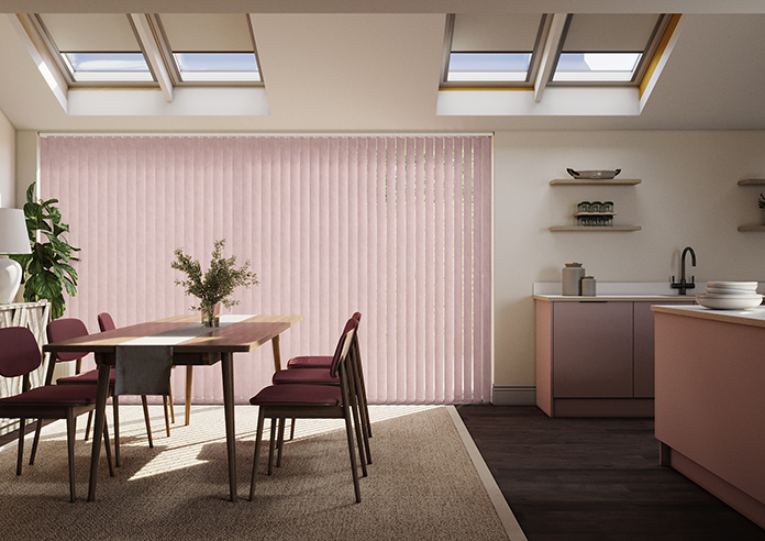 Brindisi, Light Pink - Vertical Blind - Image 3